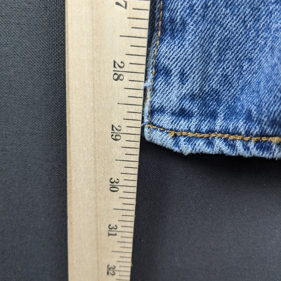 Levis Jeans Men 38x30 501 Blue Denim Original Fit Light Fade Retro Country Pants - Picture 7 of 16